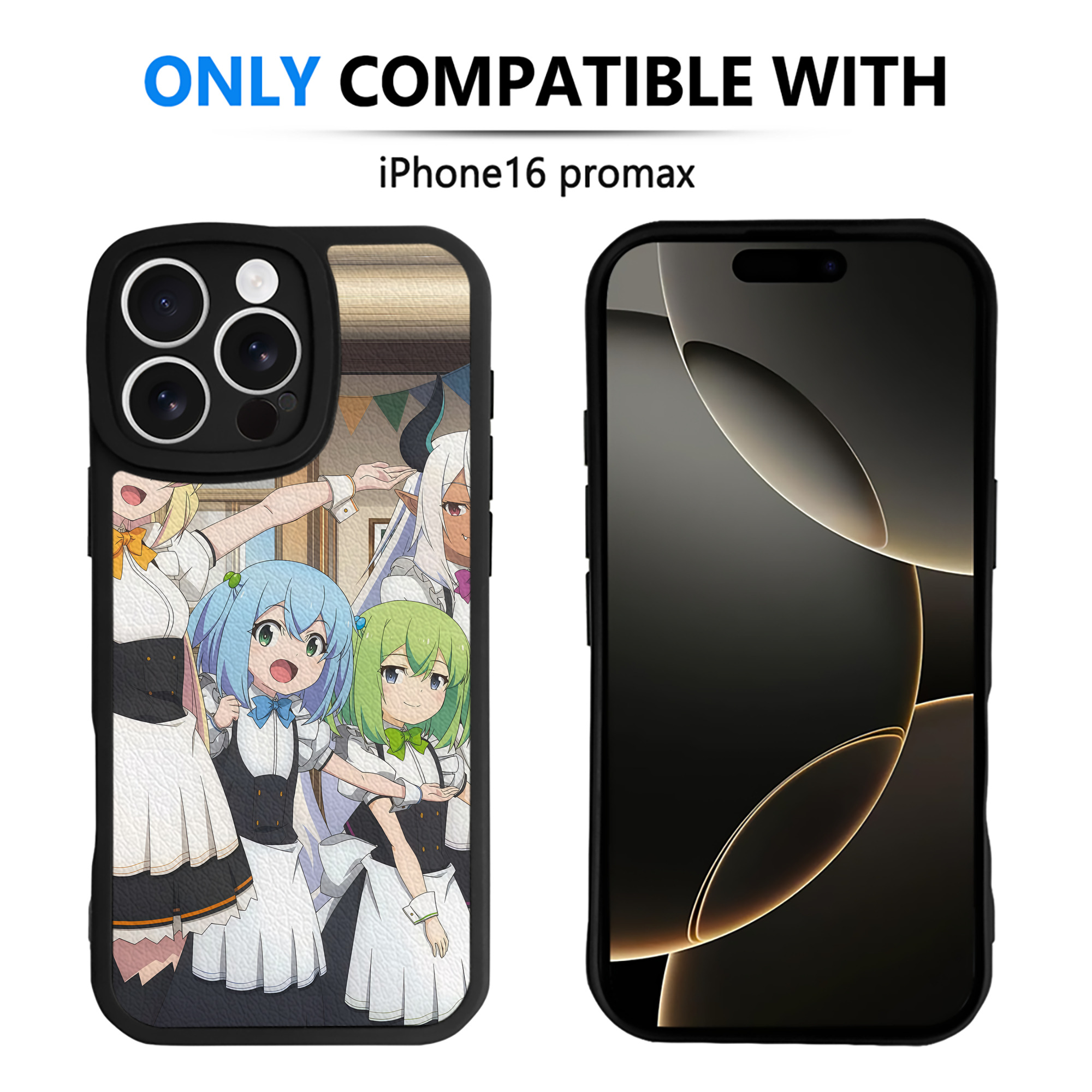 （画像用） 転スラ Regarding Reincarnated to Slime 【iPhone 16シリーズ対応】シリコンスマホケース（レザー調） 材質：シリコン